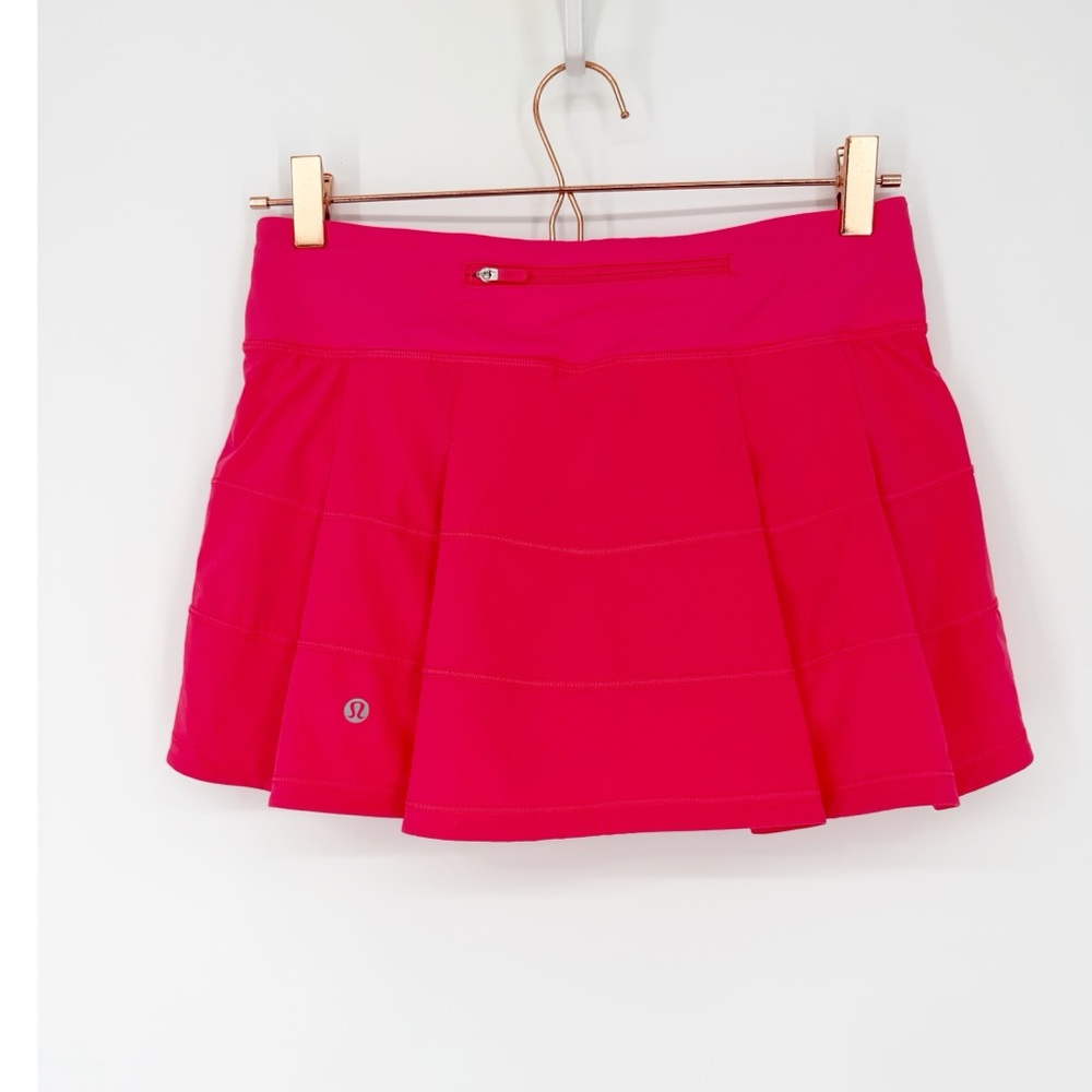 Lululemon Pace Rival Mid-Rise Skirt Lip Gloss Size 4 - Picture 3 of 7